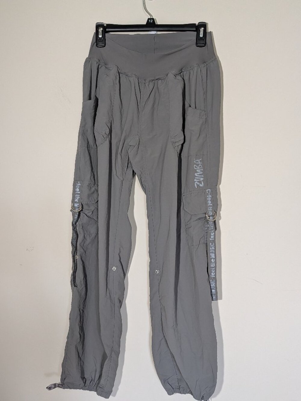 Zumba Feelin It Cargo Pants Grey Size L